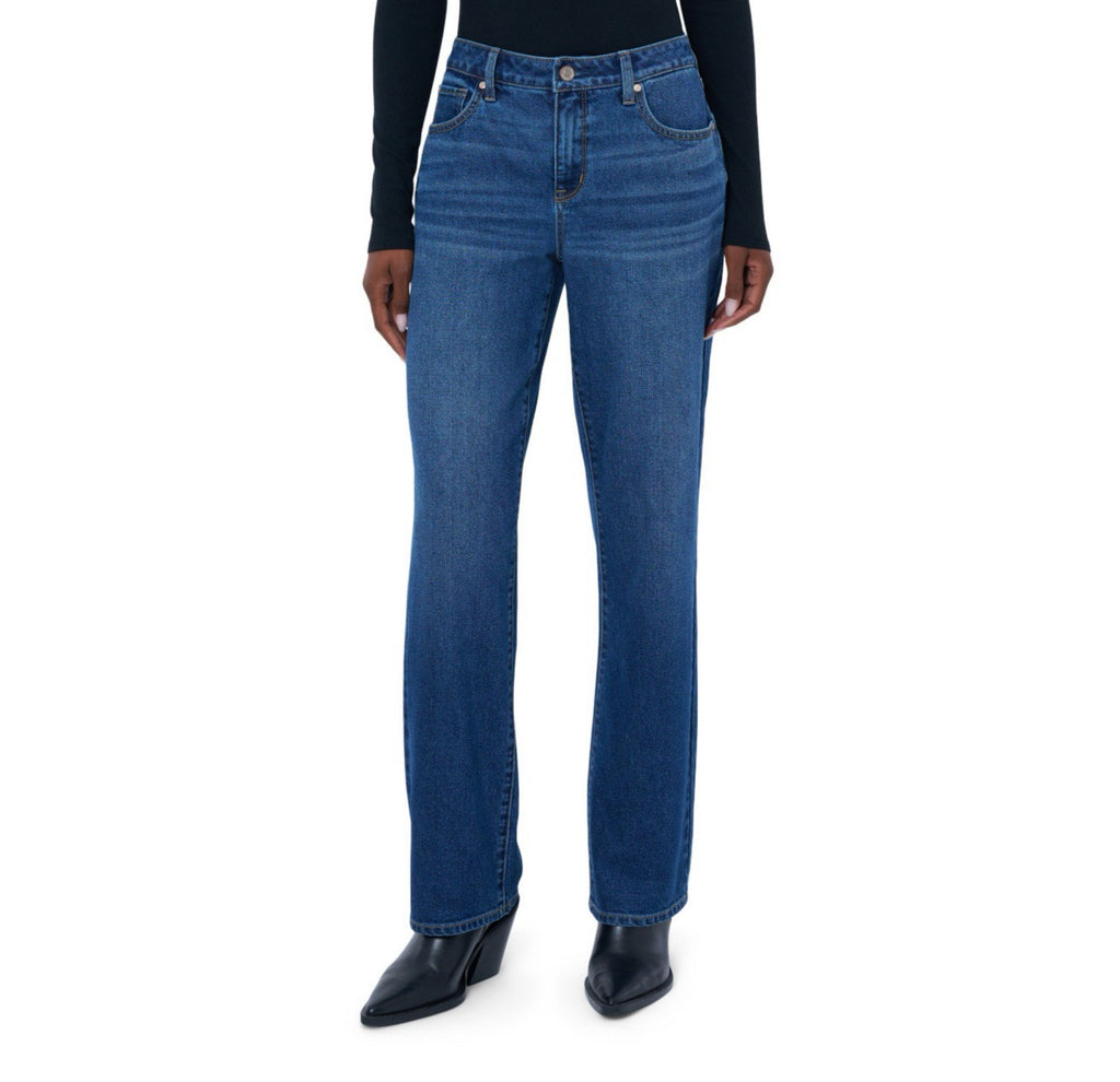 Edited by Remi Bader Women's  Size 8 Loose Straight Jean Blue Confident