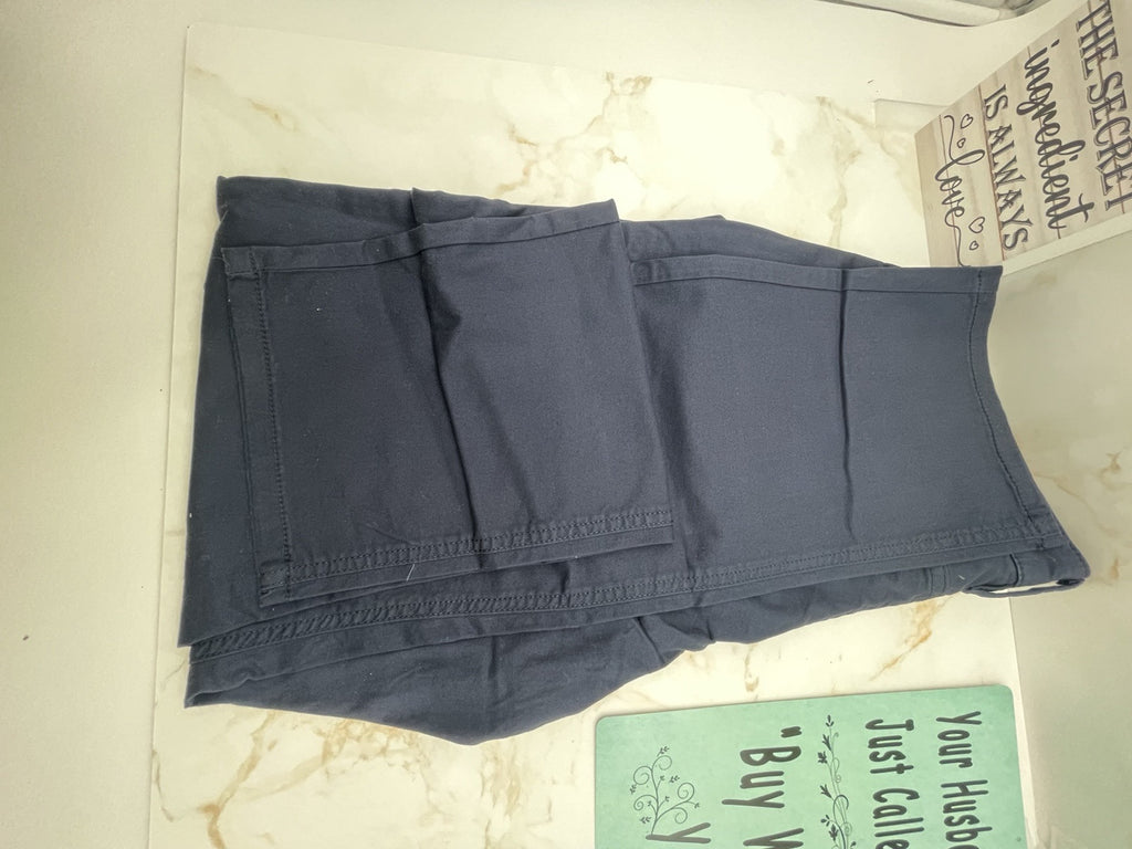 Member's Mark Men's Straight Fit Mason 5 Pocket Stretch Pant 34x30 Dark Navy