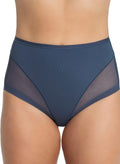 Leonisa Truly Undetect Tummy Control Shapewear Underwear Blue Size XL