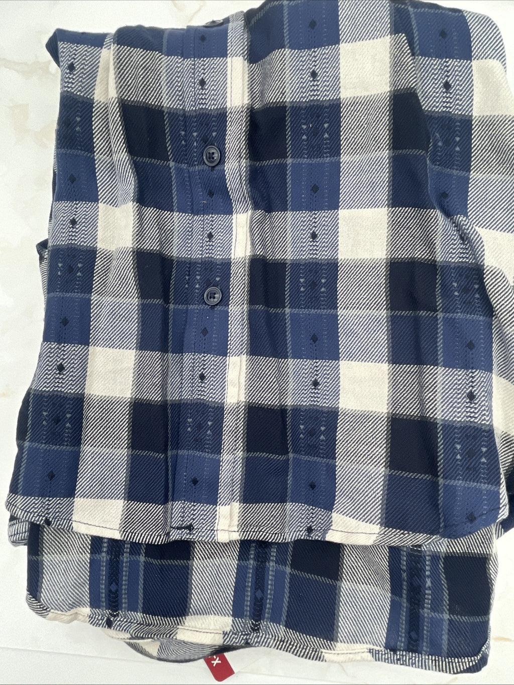Frye Men's Jacquard Flannel Deep Night Sky Size XL