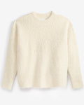 On 34th Women's Plus On 34th Pink Marled Bouclé Sweater,  Size XL White