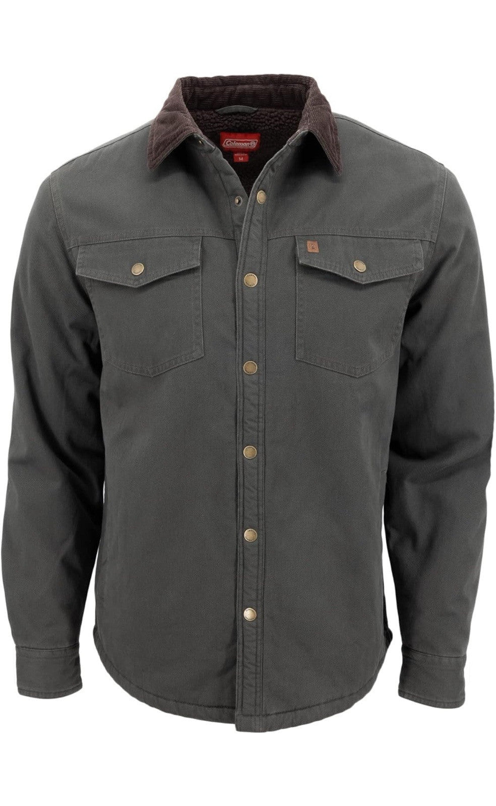 Coleman Sherpa Lined Durable Tear Resistant Twill Shell Workwear Jacket Onix S