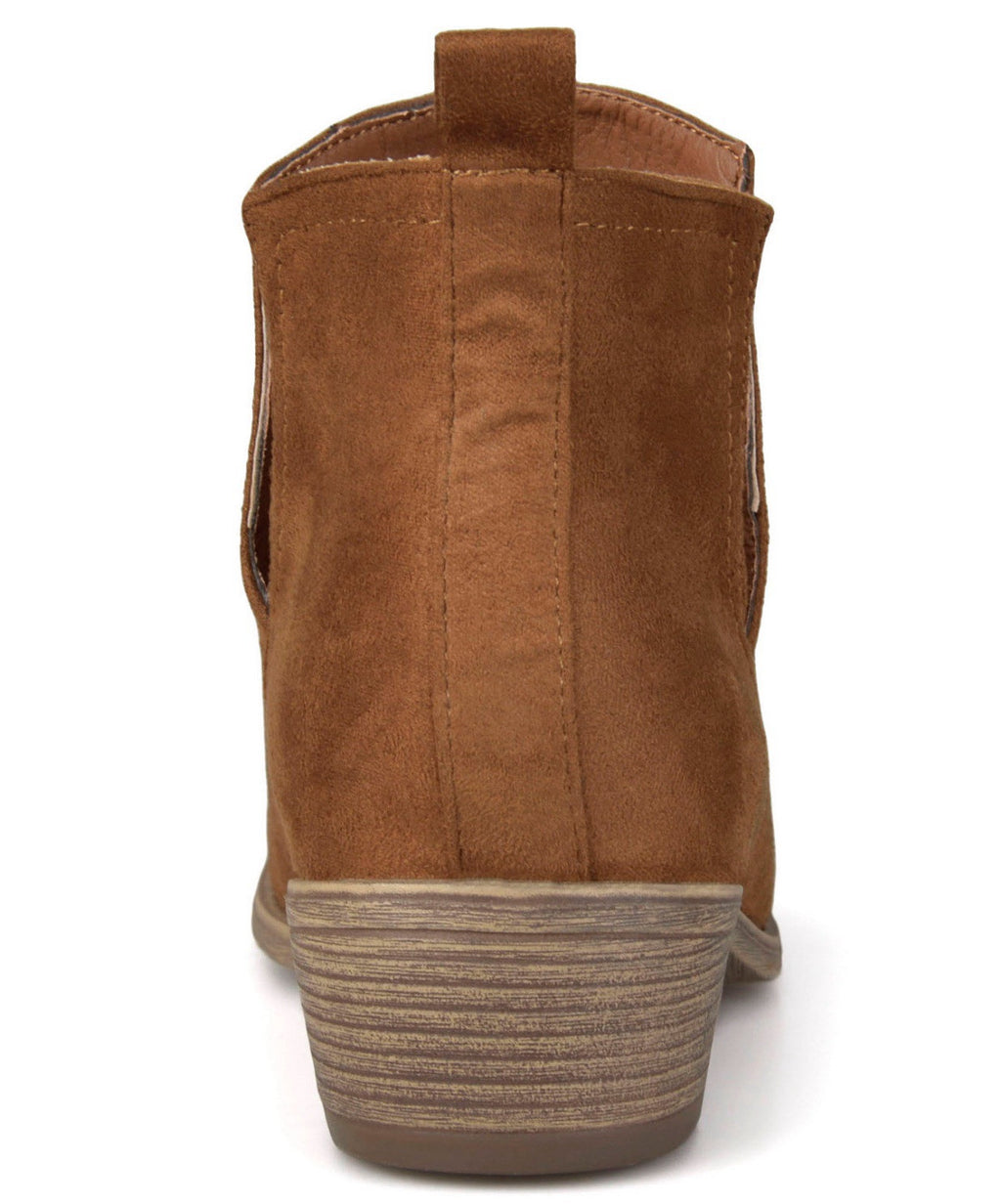 Journee Collection Women's Rimi Bootie Camel Size 8.5