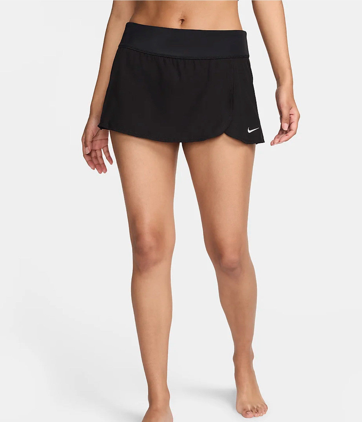 NWT Nike Swim Essential Women's Boardskirt in Black Size Large