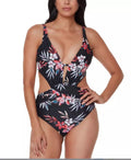 Bar III Cutout Tummy Toner One-Piece Swimsuit XS New