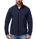 Free Country Men's Navy Stretch Wind & Water Resistant Softshell Jacket S