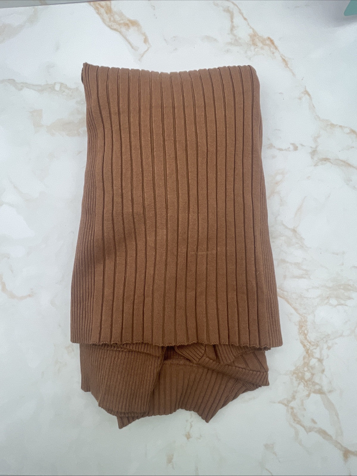 I.N.C. International ConceptsWomen's Detail Ribbed Mock Neck Sweater Brown Saira