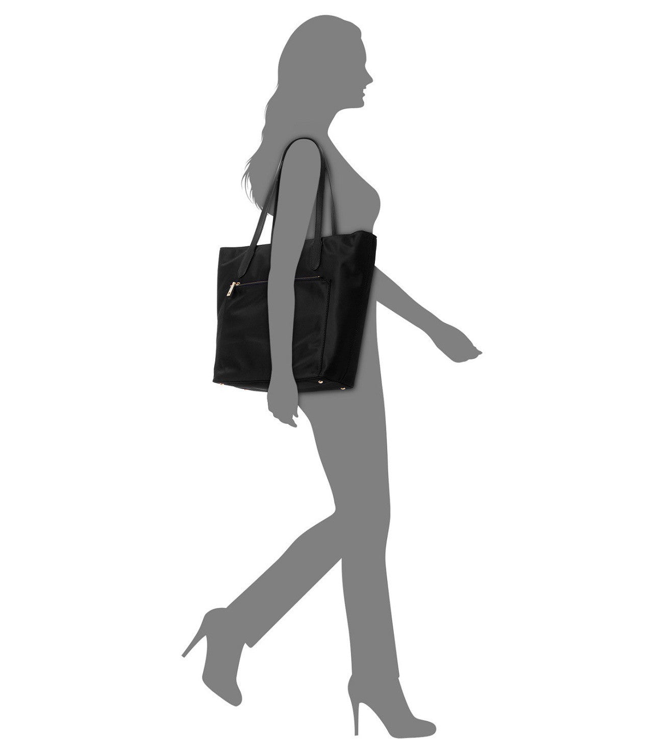 Guess Jaxi Top Zip Tote Black