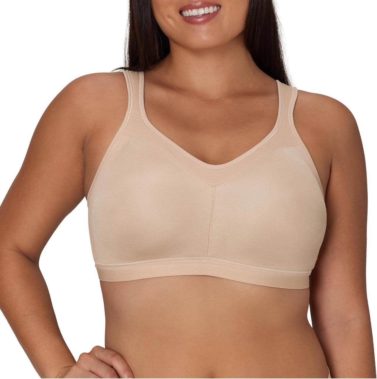 Playtex 18 Hour Active Lifestyle Wirefree Bra seamless Breathable Comfort 44 DDD